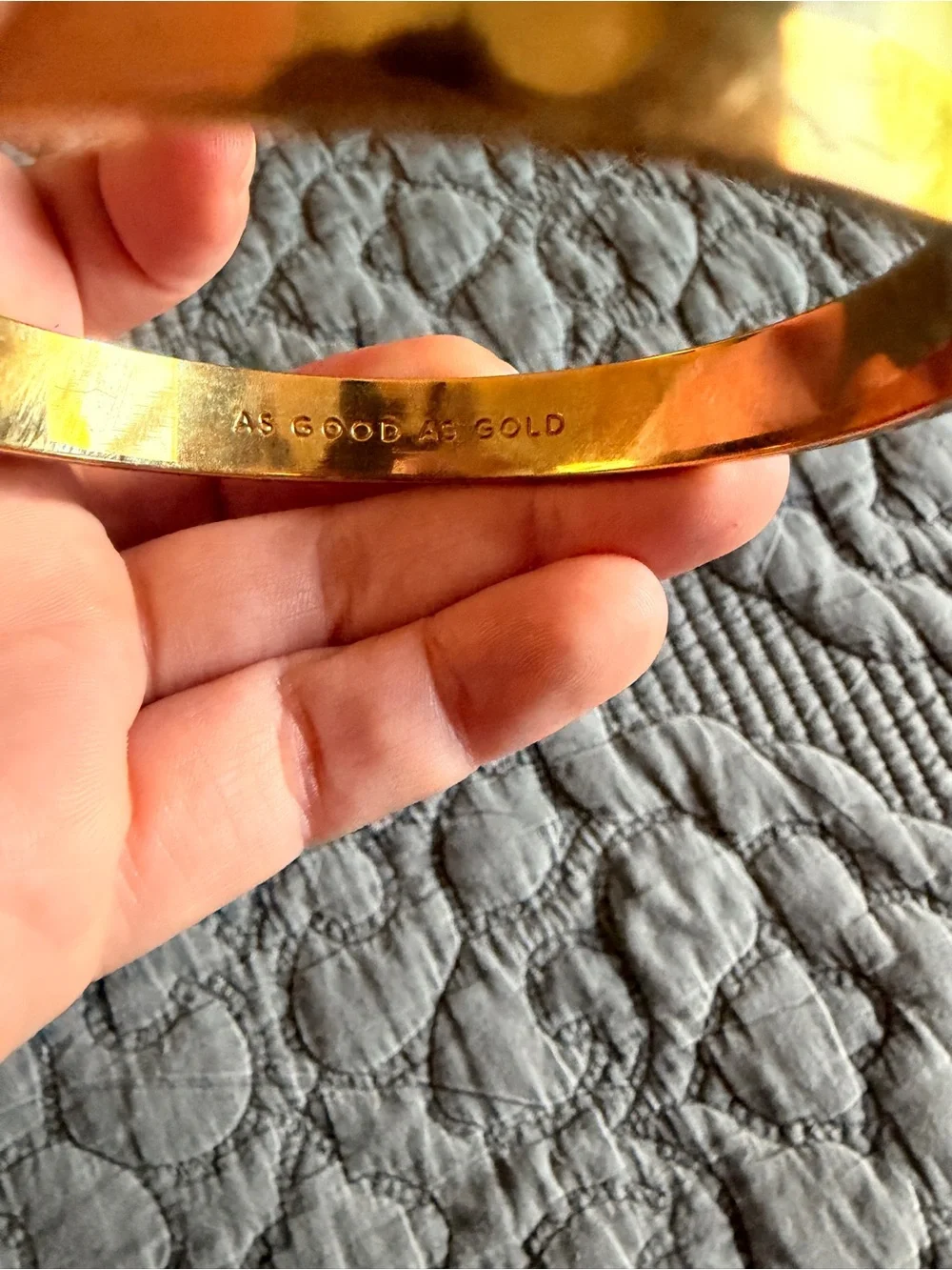 kate spade polished gold